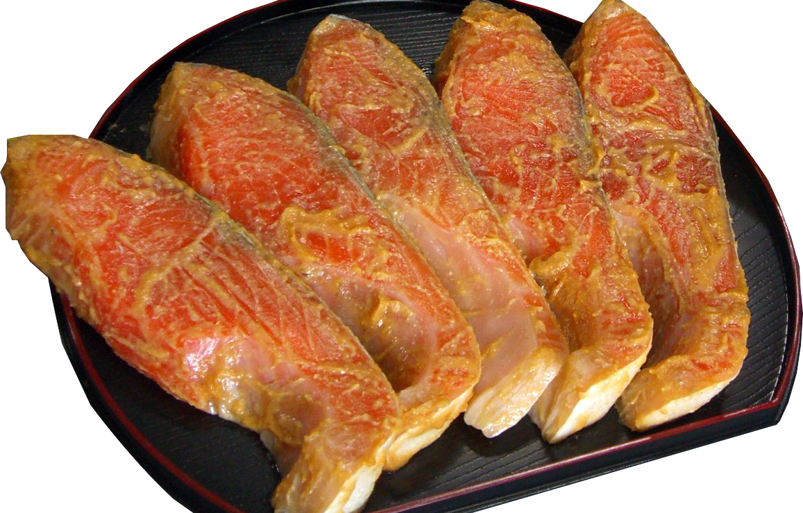 岩船港鮮魚センターサーモン味噌漬け